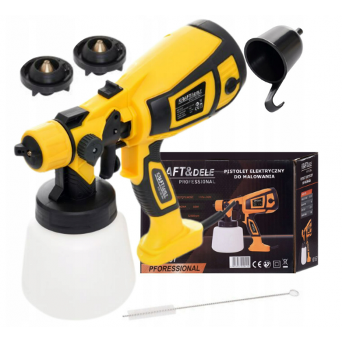 Krāsas smidzināšanas pistole krāsošanai 650W 1000ML Kraft&Dele (KD1657)