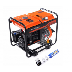 Vienfāzes dizeļa ģenerators 6000 W / 230 V Kraft&dele (KD167)