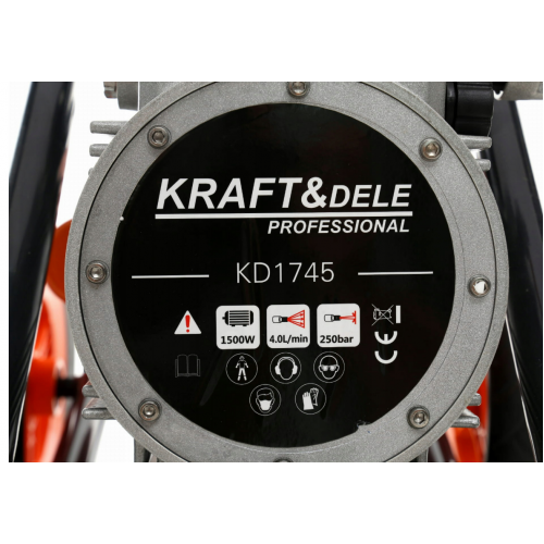 Hidrodinamiskā krāsošanas iekārta 230V, 1500W no Kraft&Dele (KD1745)