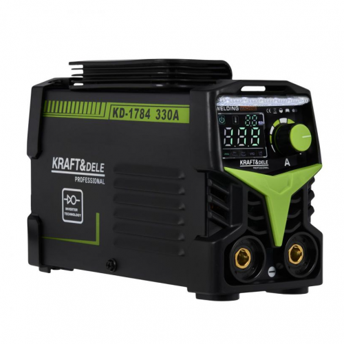 Invertora metināšanas iekārta 330A LCD/MMA/IGBT/TIG 230V/50Hz no Kraft&Dele (KD1784)