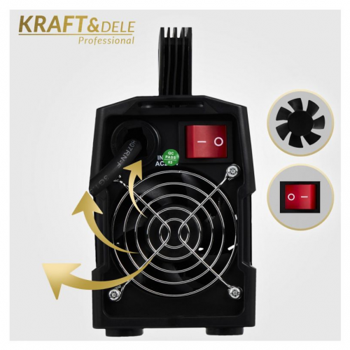 Invertora metināšanas iekārta 330A LCD/MMA/IGBT/TIG 230V/50Hz no Kraft&Dele (KD1784)