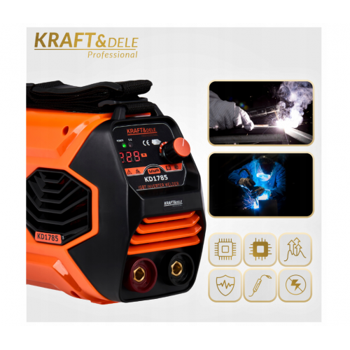Инверторный cварочный аппарат 330A MMA/TIG/LCD/IGBT от Kraft&Dele (KD1785)