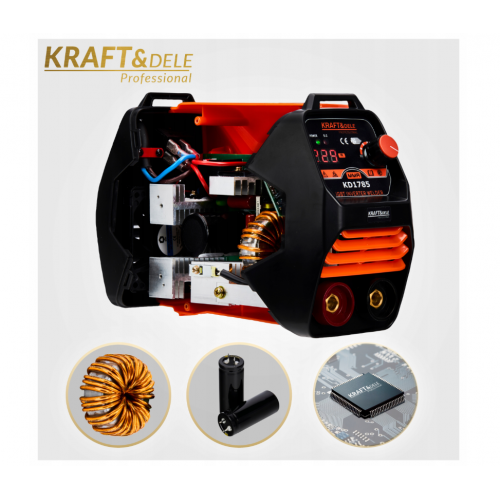 Инверторный cварочный аппарат 330A MMA/TIG/LCD/IGBT от Kraft&Dele (KD1785)