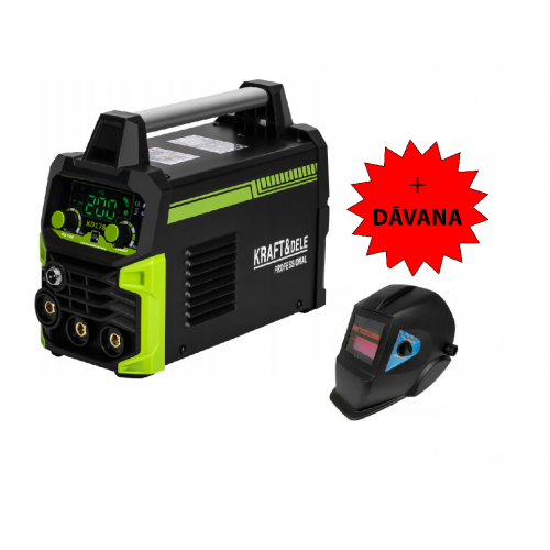 Invertora metināšanas iekārta 200A MIG FLUX MMA TIG LIFT no KRAFT&DELE (KD1786)