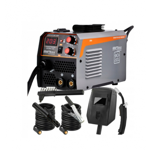 Invertora metināšanas iekārta  MIG MAG FLUX MMA 250A, IGBT bezgāzes no KRAFT&DELE (KD1788)