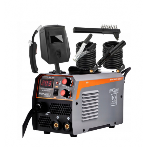 Invertora metināšanas iekārta  MIG MAG FLUX MMA 250A, IGBT bezgāzes no KRAFT&DELE (KD1788)