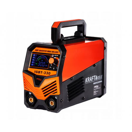Invertora metināšanas iekārta MMA, IGBT, LIFT-TIG, LCD 330A no Kraft&dele (KD1878) 