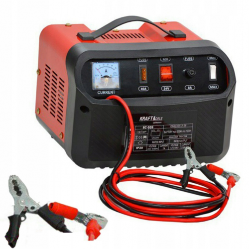 Automašīnas lādētājs 12 V / 24 V 40 A 100–300 Ah Kraft&Dele (KD1909)