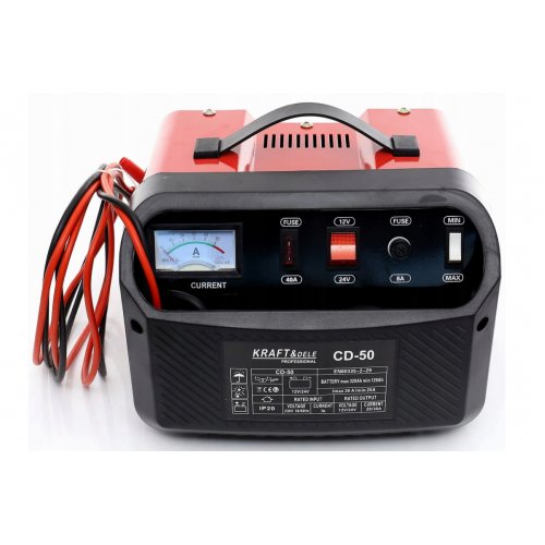 Automašīnas lādētājs 12/24V 50A 320Ah Kraft&Dele (KD1910)