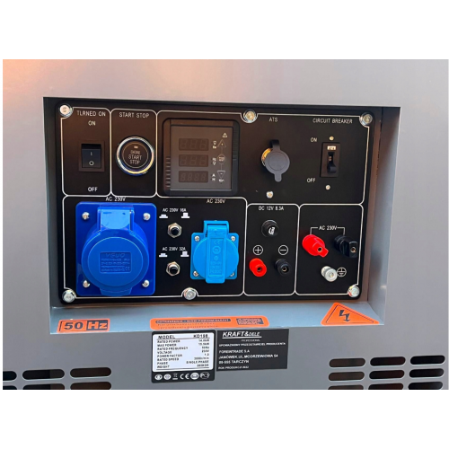 Vienfāzes dīzelģenerators 12/13kw ,230 V no Kraft&Dele (KD197)