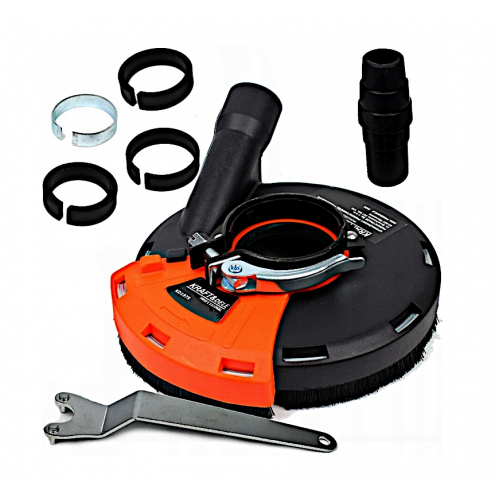Putekļu nosūkšanas pārsegs 115-125 mm leņķa slīpmašīnām Kraft&dele (KD1975)