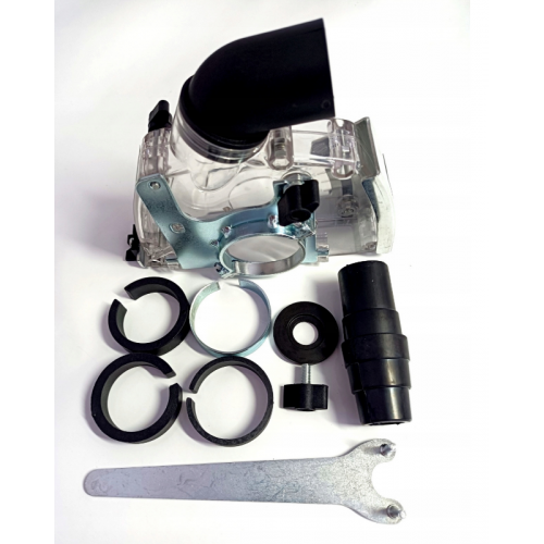 Putekļu pārsegs leņķa slīpmašīnai, sienas frēzei 125 mm Kraft&dele (KD1978)