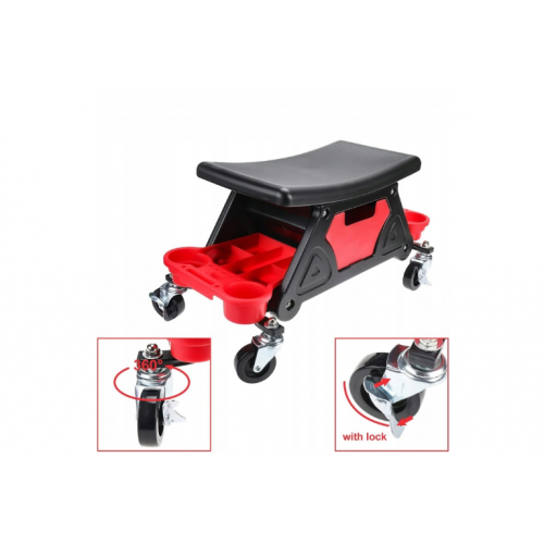 Darbnīcas krēsls ar sēdekli 360° līdz 135 kg 37 см X 37,5 см X 68 см Kraft&dele (KD1999)