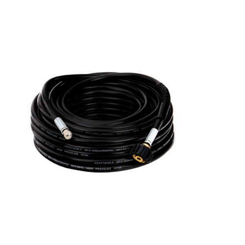 20 m kanalizācijas tīrīšanas šļūtene - spiediena mazgātāja savienojums ar vītni (KD2059)