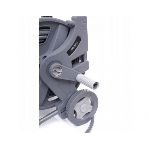 Садовый шланг на тележке, подставка, катушка, садовый шланг 1/2" 45+2 м, распылитель от Kraft&Dele (KD2078)