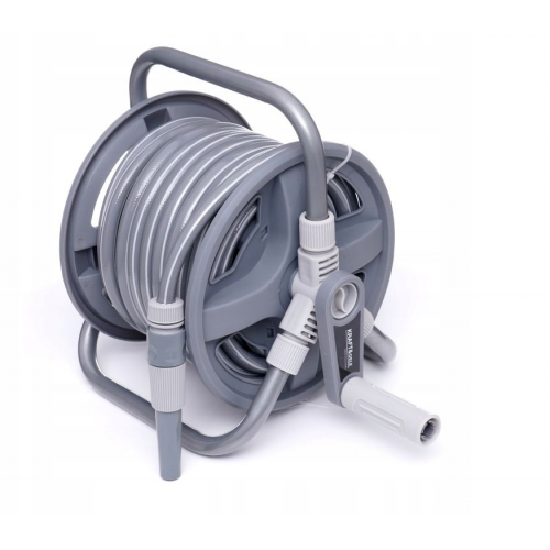 Садовый шланг на тележке, катушка для шланга, мощный разбрызгиватель 1/2 дюйма, 40+2 м (KD2080)