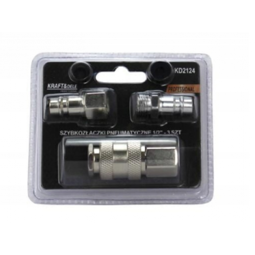 Pneimatiskais savienojums 10 mm, ātrais savienojums 1/2 no Kraft&Dele (KD2124)