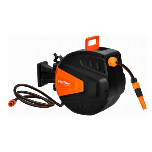 Automātiskā dārza spole ar šļūteni 25m+2m 1/2 (KD2154)