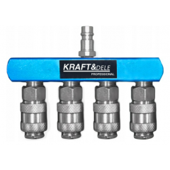 Pneimatiskā ātrās savienošanas adapteris 1/4" no Kraft&dele (KD2166)