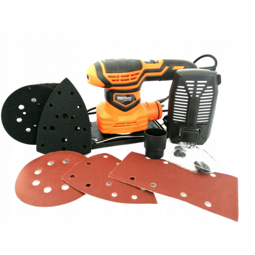 Ekscentriskā slīpmašīna 3in1 1200W + konteiners Kraft&dele (KD3063)