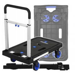 Salokāmi platformas ratiņi transportēšanai un noliktavām 150 kg Kraft&dele (KD3093)