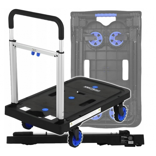 Salokāmi platformas ratiņi transportēšanai un noliktavām 150 kg Kraft&dele (KD3093)