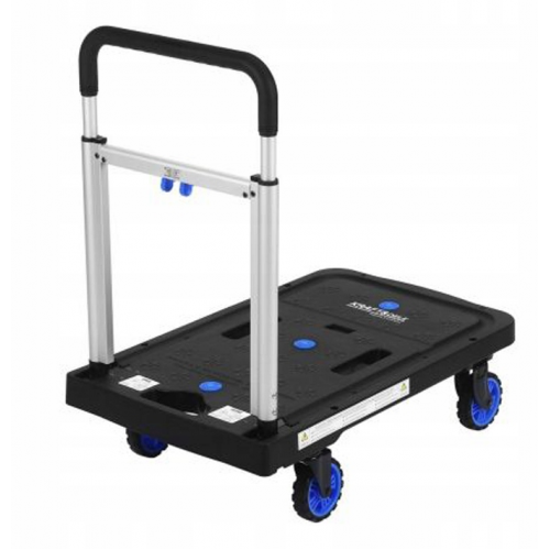 Salokāmi platformas ratiņi transportēšanai un noliktavām 150 kg Kraft&dele (KD3093)