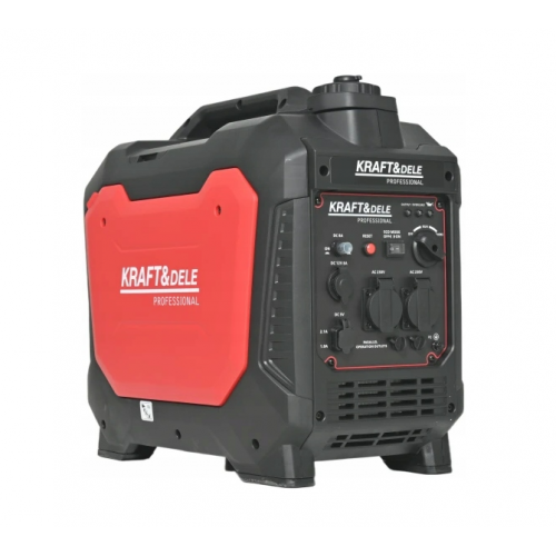 Invertora ģenerators 3,7 kW 230 V mājām, kempingam, darbnīcām + USB no Kraft&dele (KD3163)