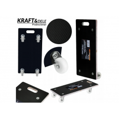 Тележка складская платформенная транспортная 400 кг 580x300 мм Kraft&Dele (KD3186)