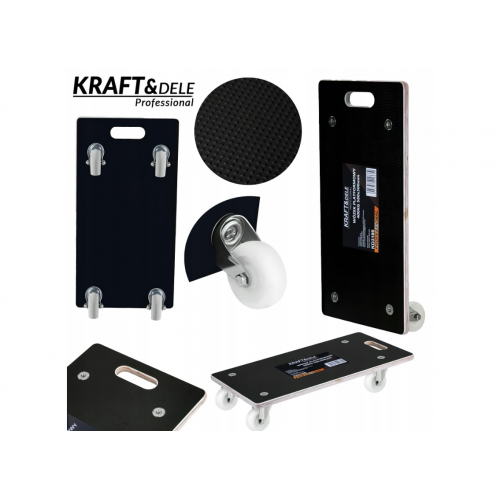 Тележка складская платформенная транспортная 400 кг 580x300 мм Kraft&Dele (KD3186)