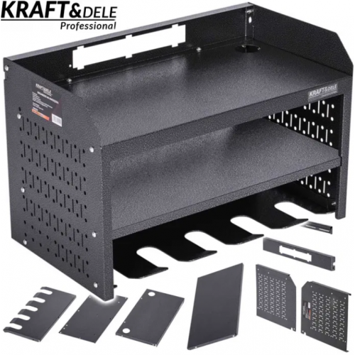 Piekaramais instrumentu organizators 3 līmeņi darbnīcai 56x30x35 no Kraft&Dele (KD3232)