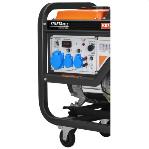 Ģenerators  8 kW / 230V / 12 V / 8,3 A no Kraft&dele (KD3235)