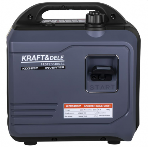 Invertora ģenerators 3kW 230V Kraft&dele (KD3237)