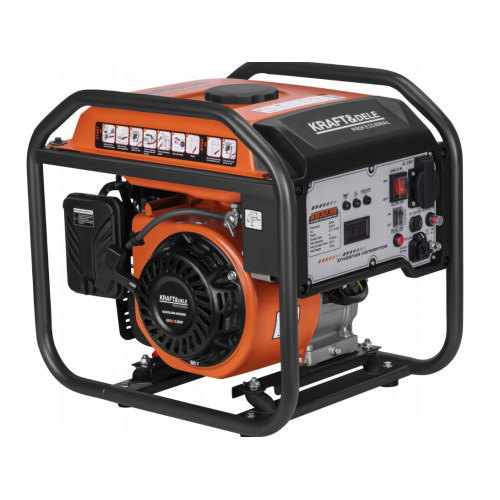 Invertora ģenerators 3,7 kW 3700 W 230 V vienfāzes benzīna USB (KD3238)