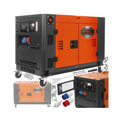 Dīzeļģenerators 3 fāzes 15500W 15,5kW 230/400V 50Hz Kraft&dele (KD3240)