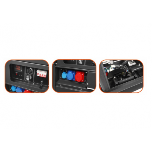 Dīzeļģenerators 3 fāzes 15500W 15,5kW 230/400V 50Hz Kraft&dele (KD3240)