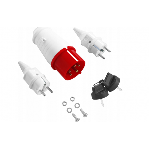Ģenerators 230V/400V 7kW 16ZS dīzeļdegviela + ATS 3 fāžu strāvas ģenerators no Kraft&Dele (KD3242)