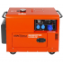 Ģenerators 230V 7kW 10ZS dīzeļdegviela + ATS vien fāžu strāvas ģenerators no Kraft&Dele (KD3242)