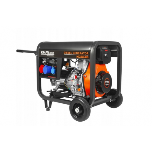 Dīzeļģenerators 7kW 230/400V no Kraft&dele (KD3243)