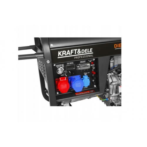Dīzeļģenerators 7kW 230/400V no Kraft&dele (KD3243)