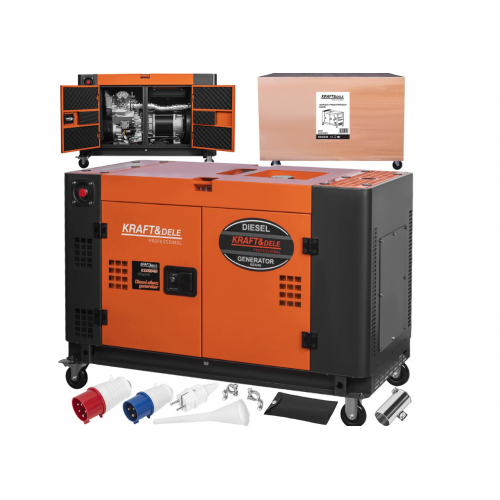 Dīzeļģenerators 20 kW, 230/400 V, trīsfāžu, no Kraft&Dele (KD3246)