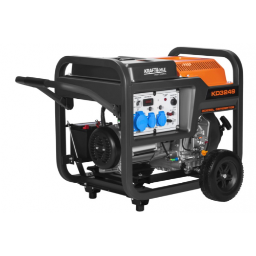 Dīzeļģenerators 8/9kW 230V no Kraft&dele (KD3249)