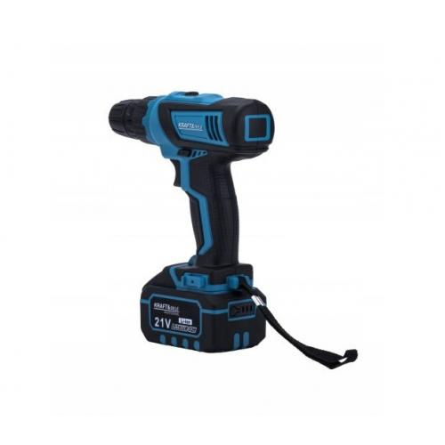 Urbjmašīnas-skrūvgrieža komplekts 21V 2Ah + piederumi Kraft&Dele (KD3355)