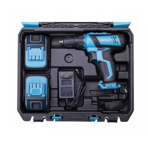 Urbjmašīnas-skrūvgrieža komplekts 21V 2Ah + piederumi Kraft&Dele (KD3355)