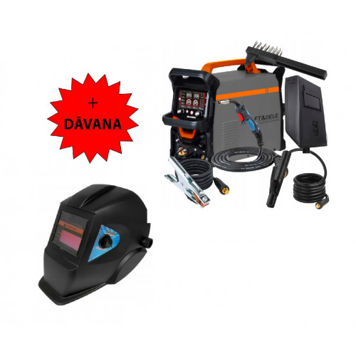 Invertora metināšanas iekārta MIG/FLUX/MMA/LIFT TIG/ALU 255A (KD3422)