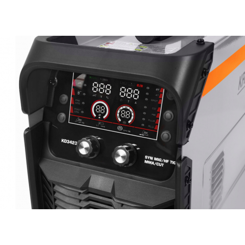 Инверторный сварочный аппарат,плазменный резак 5-в-1 255A MIG MAG MMA TIG (KD3423)