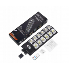 LED saules enerģijas ielas lampa ar tālvadības pulti 1700W 80000lm Kraft&dele (KD3481)