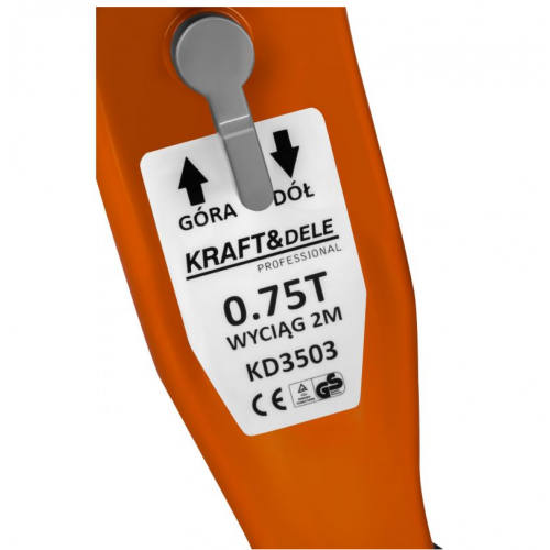Sviras vinča 0,75T 2m no Kraft&Dele (KD3503)