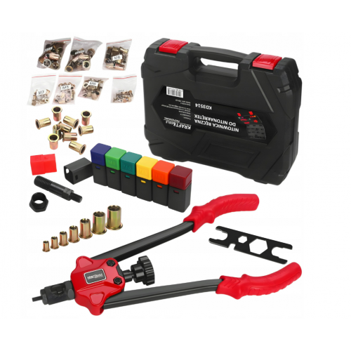 Ручной заклепочник для заклёпочных гаек M3 M4 M5 M6 M8 M10 M12 (KD3514)