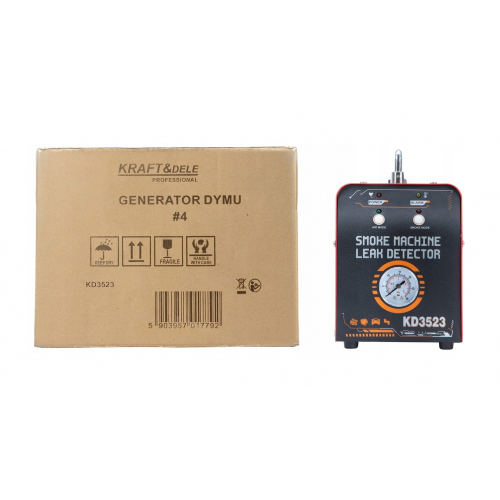 Дымогенератор для проверки герметичности и система 12в 20л/мин 30мл от Kraft&Dele (KD3523)
